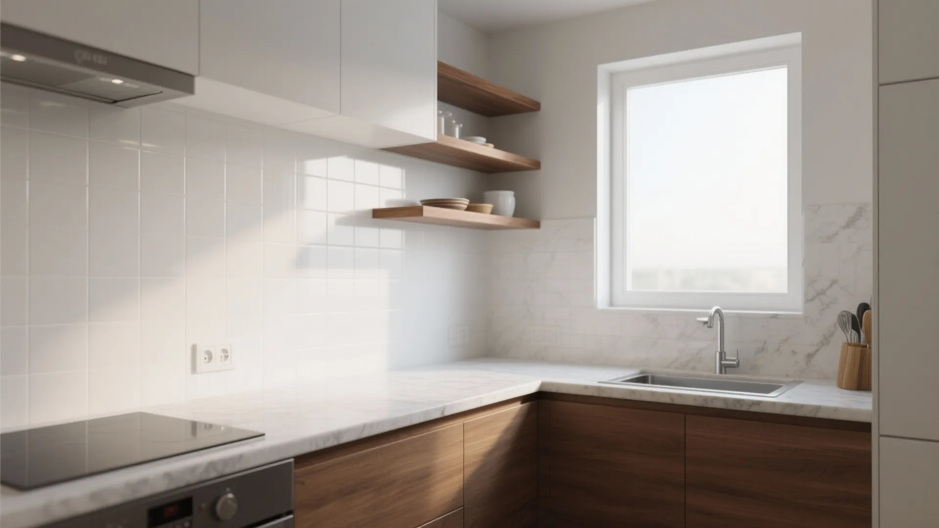 Bright Ideas: 5 White Kitchen Backsplash Inspirations: Creative, practical white backsplash ideas for small kitchens from a pro designer