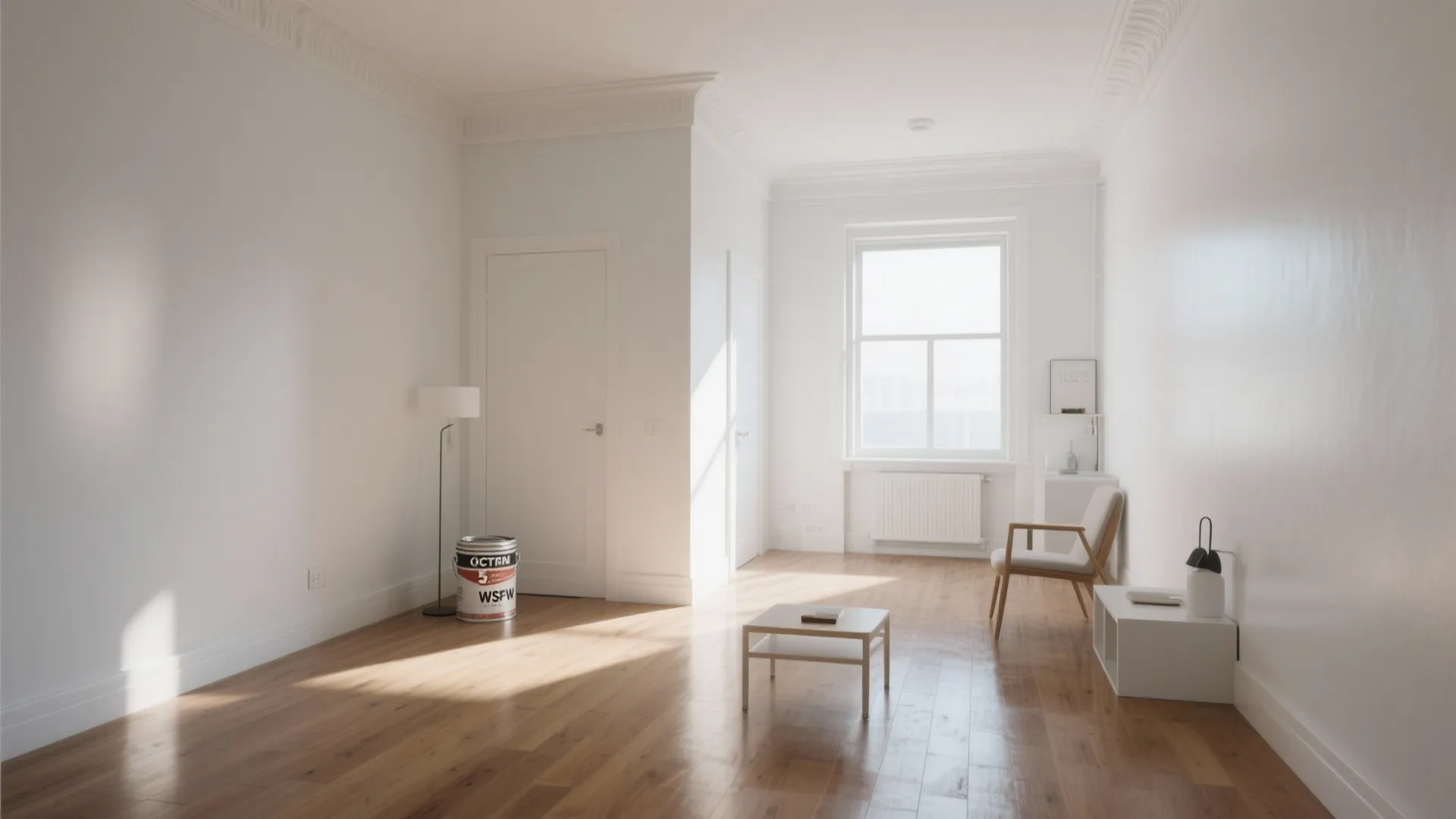 1. Brighten and visually enlarge with a consistent white base