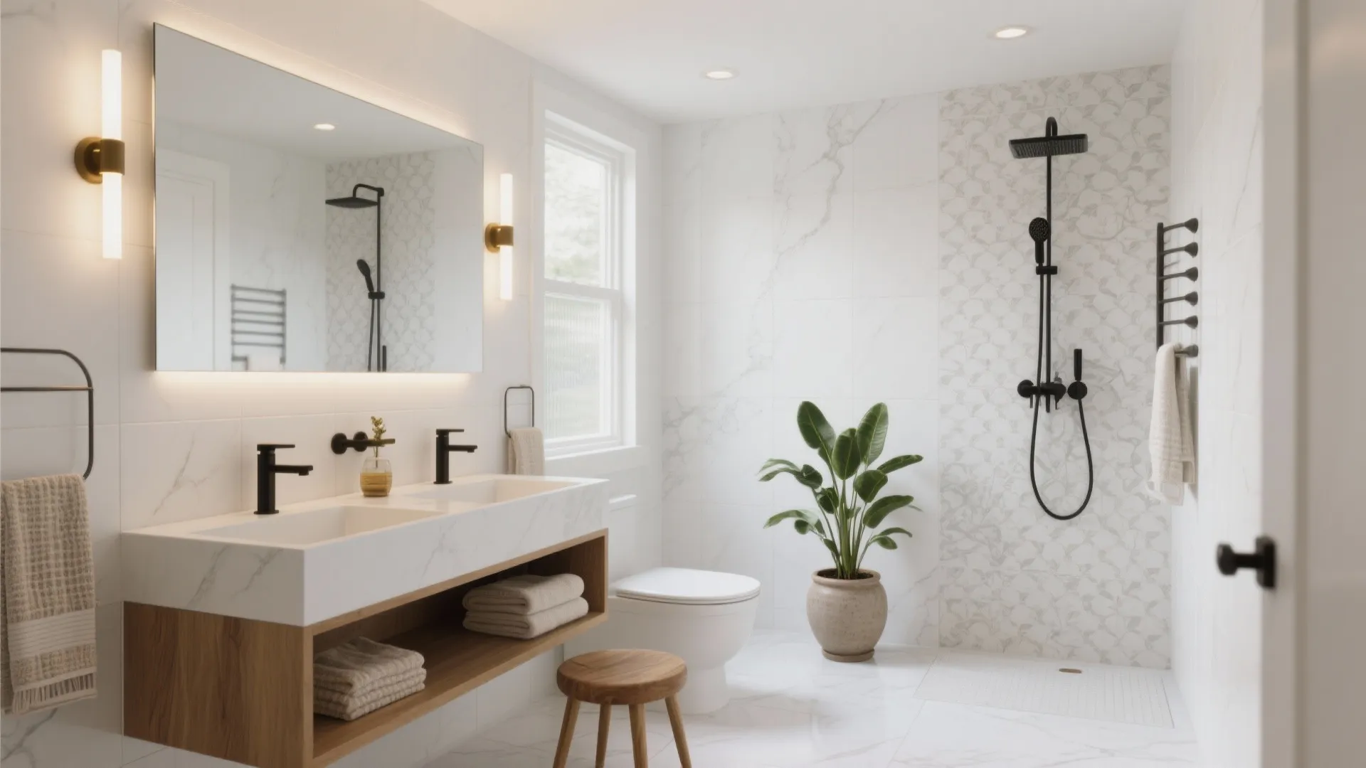 5 Decorating Ideas for White Bathrooms: Practical, stylish fixes to make white bathrooms feel warm and luxe