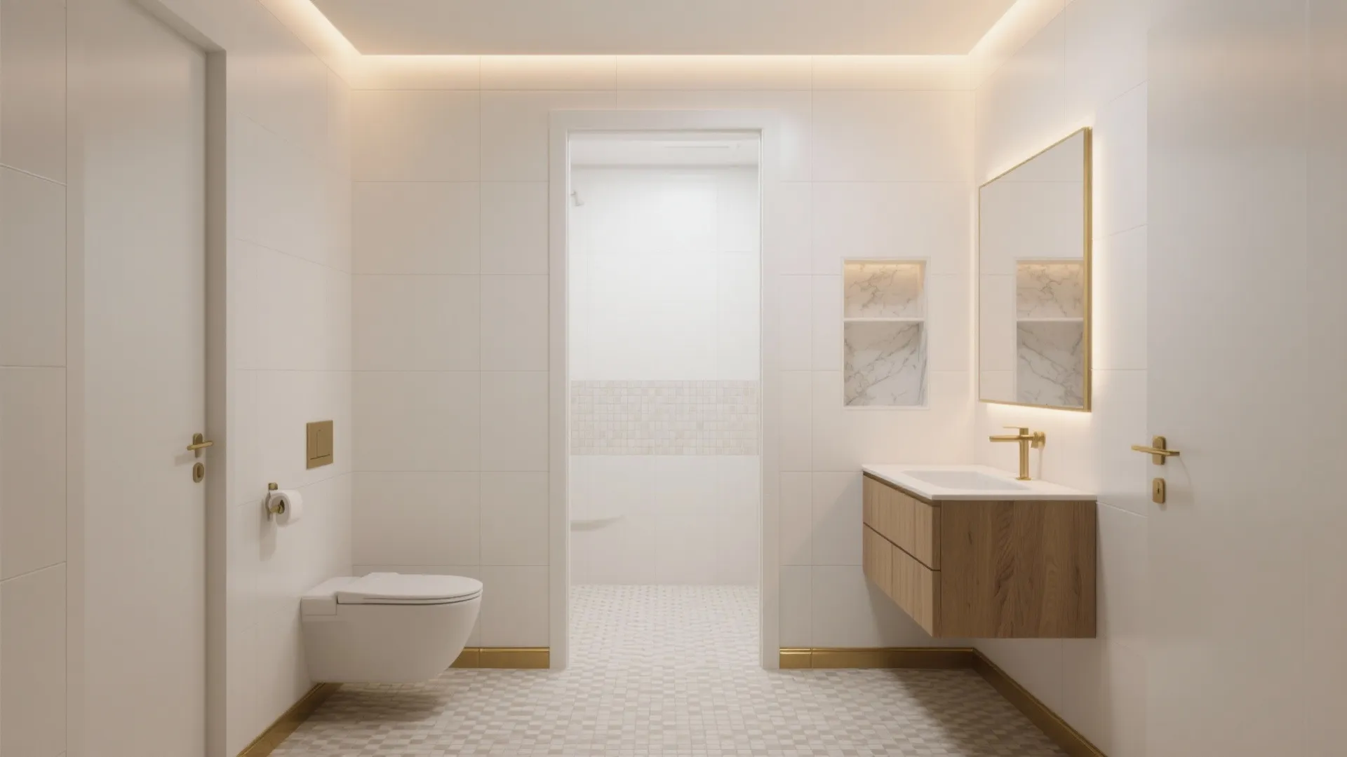 White Bathroom Tiles Design: 5 Smart Ideas: How I keep white bathrooms bright, warm, and anything but sterile