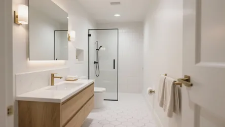 5 Small White Bathroom Ideas That Max Out Space