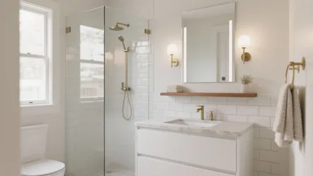 5 Small White Bathroom Ideas