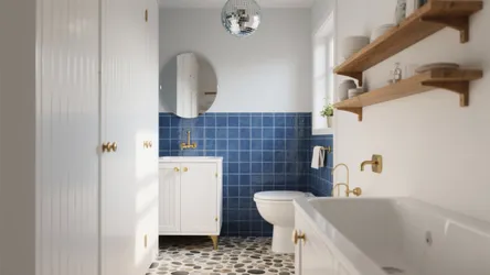 Bright Bathroom Ideas with White Cabinets