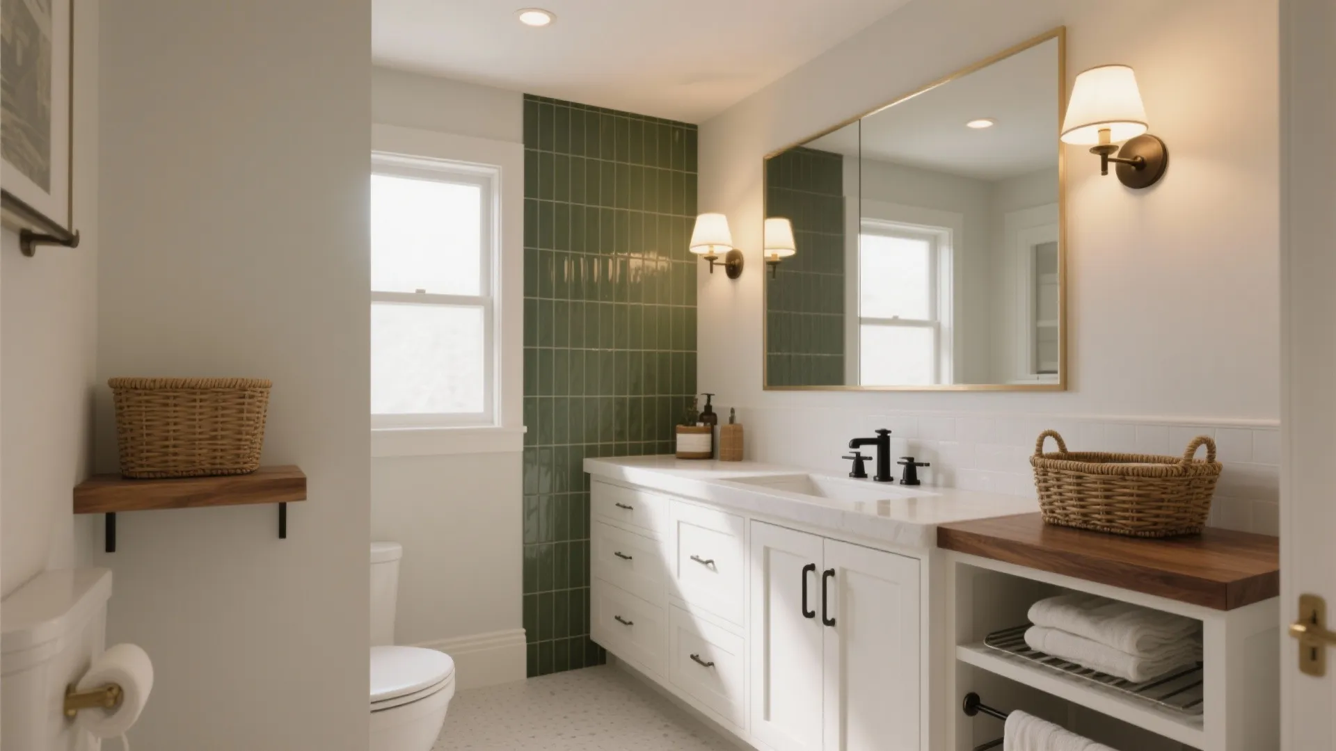 5 Bright Ideas for Bathrooms with White Cabinets: How to make white cabinets shine in small bathrooms — practical tips from a decade of design work