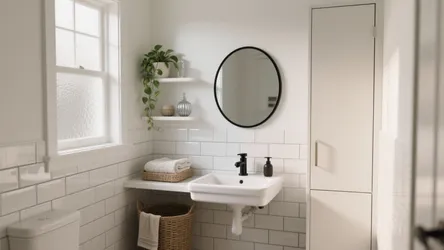 5 Bright Ideas for Small Bathrooms with White Tiles