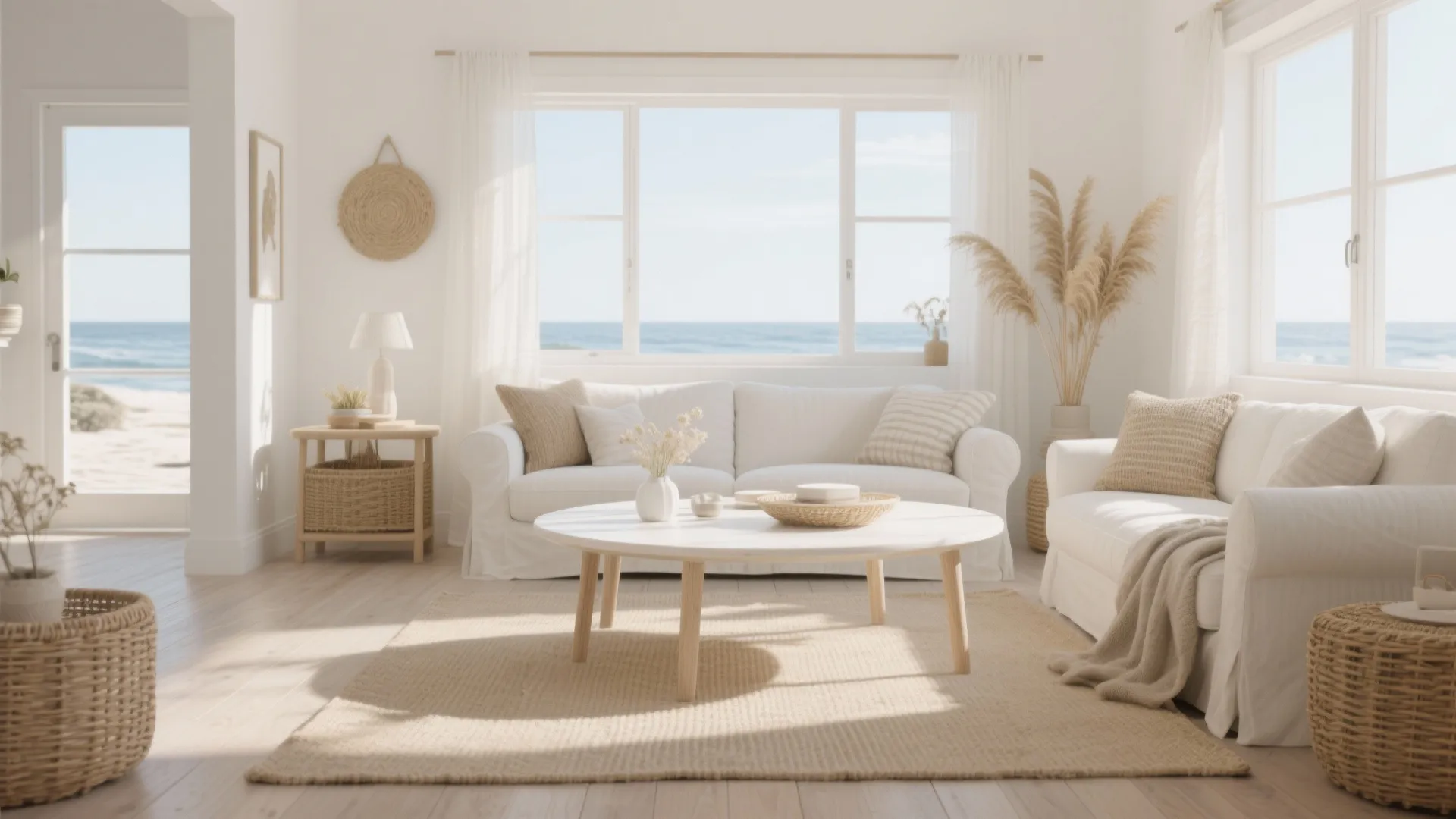 5 Stylish White Living Room Table Sets for Beach Houses: Coastal-friendly white table ideas to maximize light, space, and seaside vibes