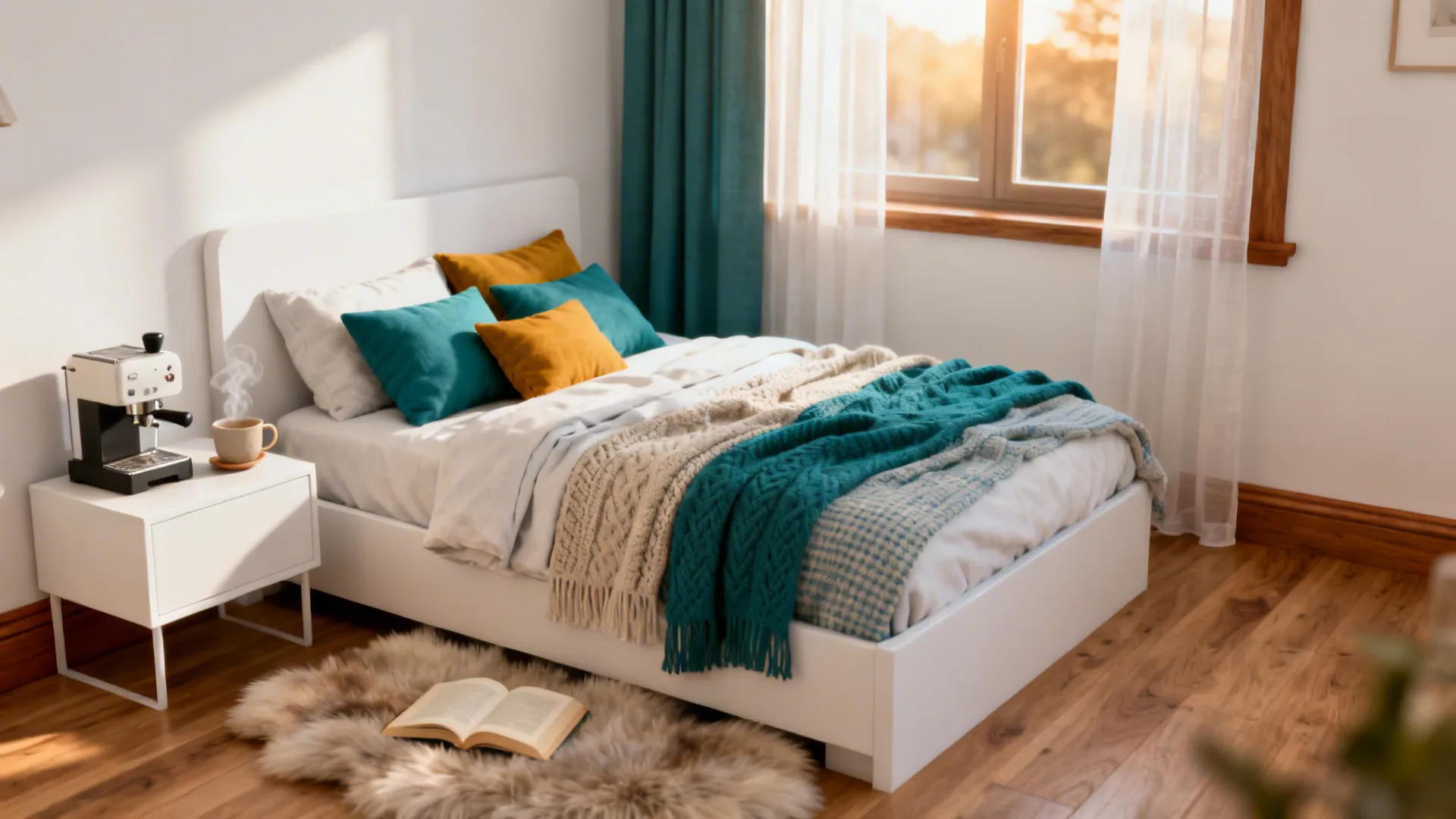 Bright Bliss: 5 Bedroom Ideas with White Furniture