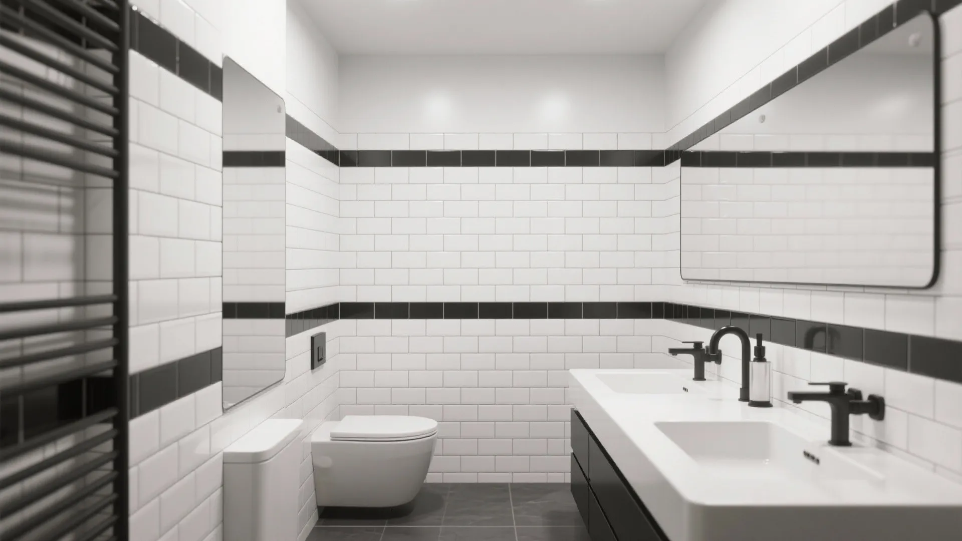 9. Contrasting Grout Drama