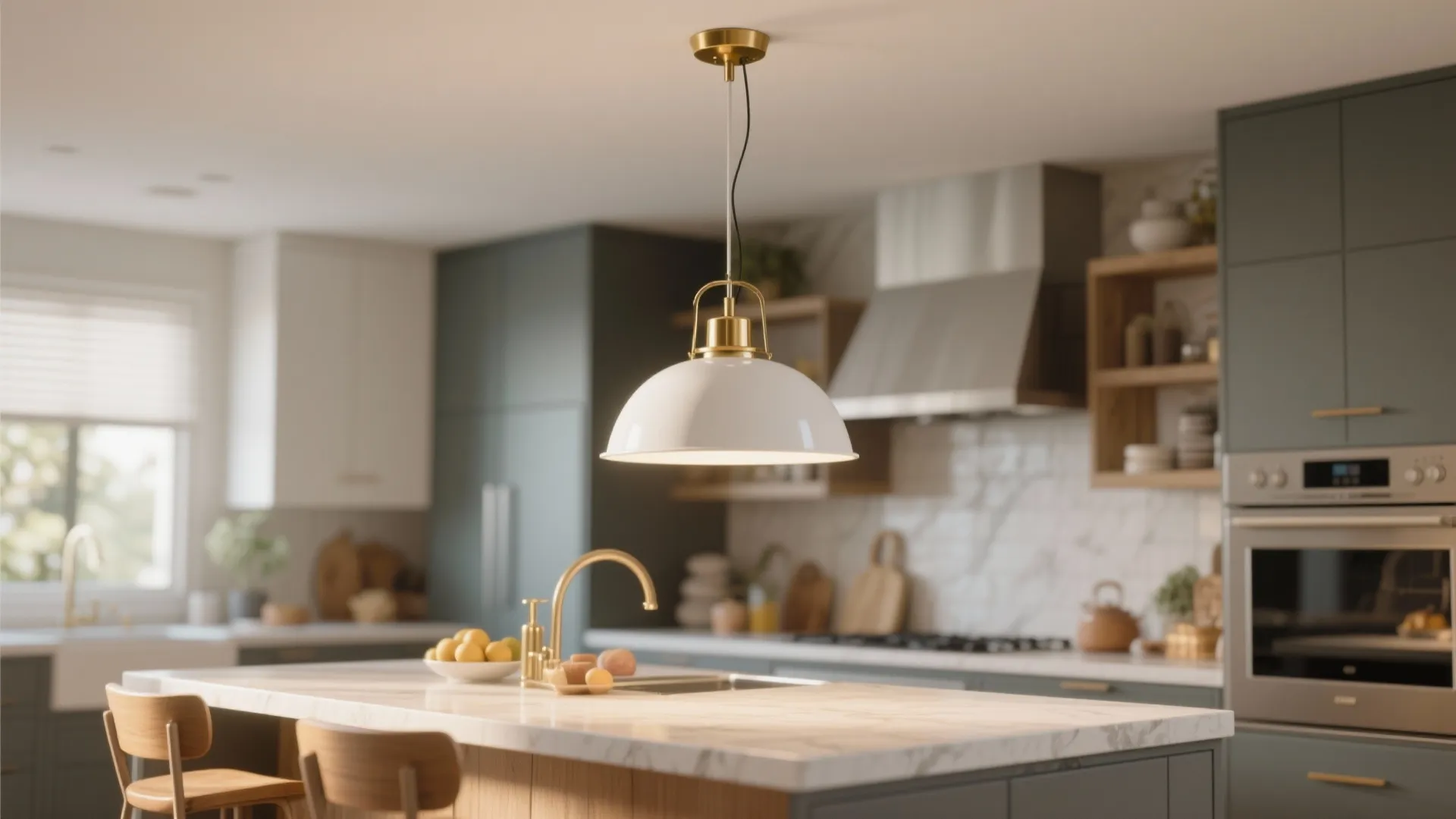 5. Adjustable white metal pendants with brass accents