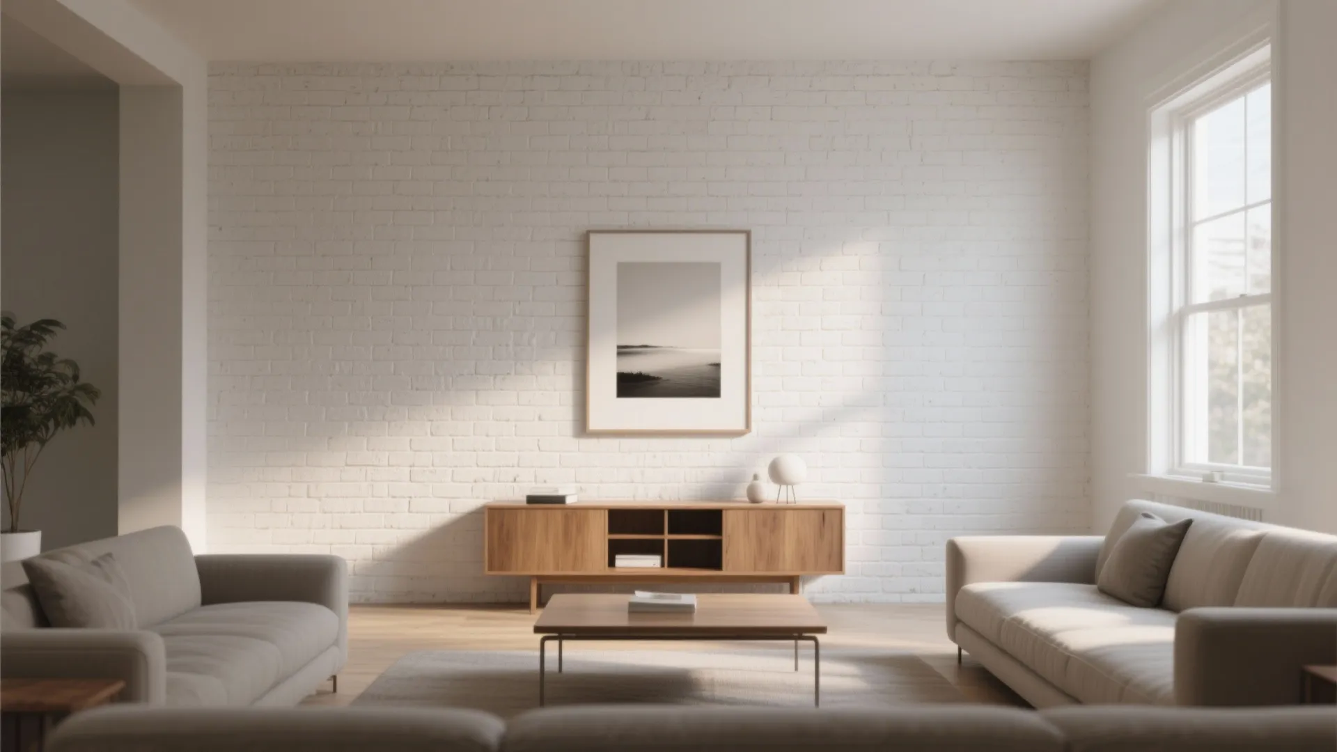 White Painted Brick Wall: 5 Inspiring Ideas: Creative, small-space ways to style a white painted brick wall from a senior interior designer