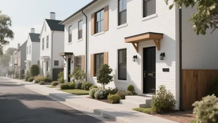 White Painted Brick Houses: 5 Inspiring Ideas