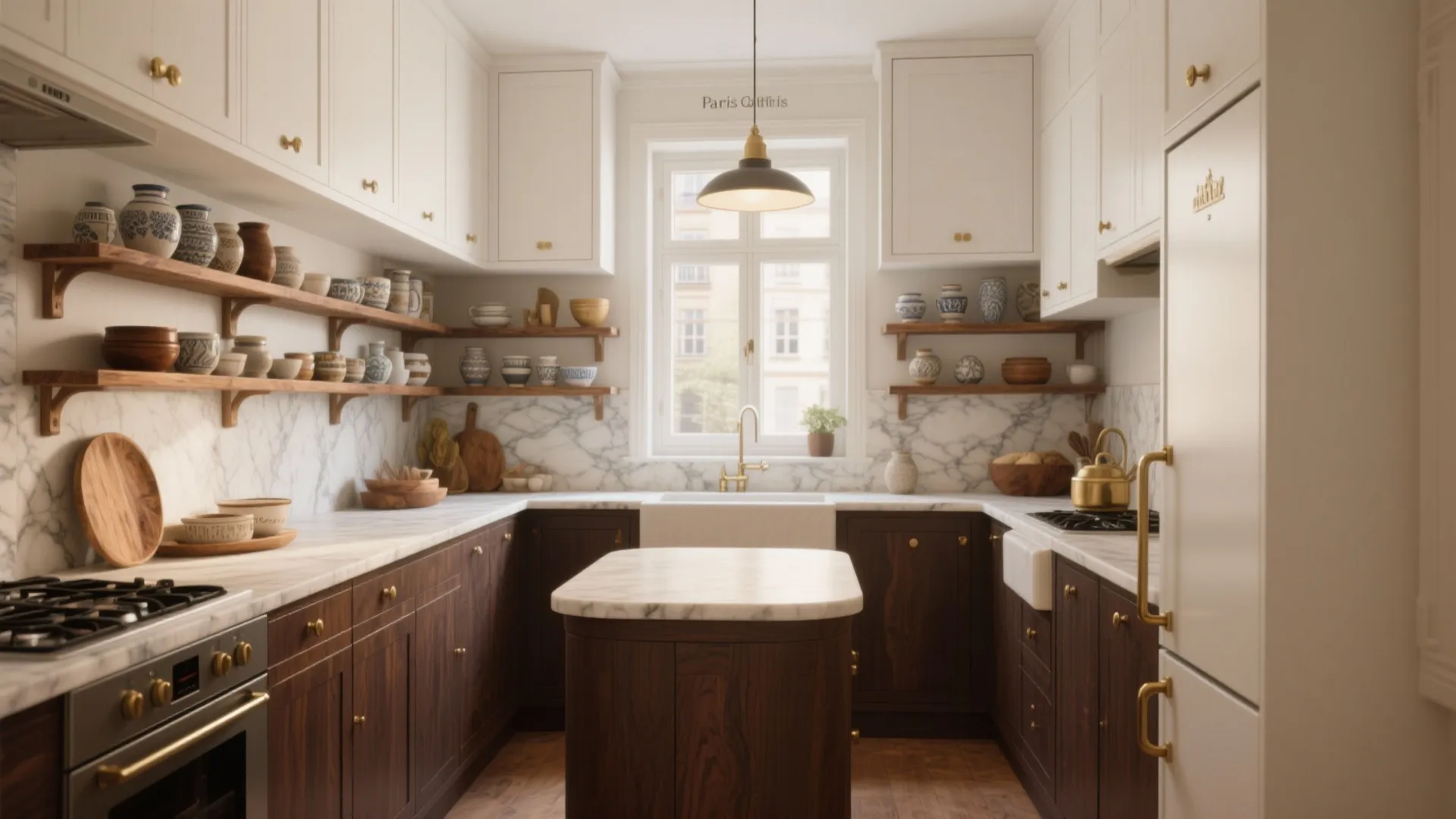 5 White and Brown Kitchen Cabinet Ideas: How to mix white and brown cabinets for style and function in small kitchens
