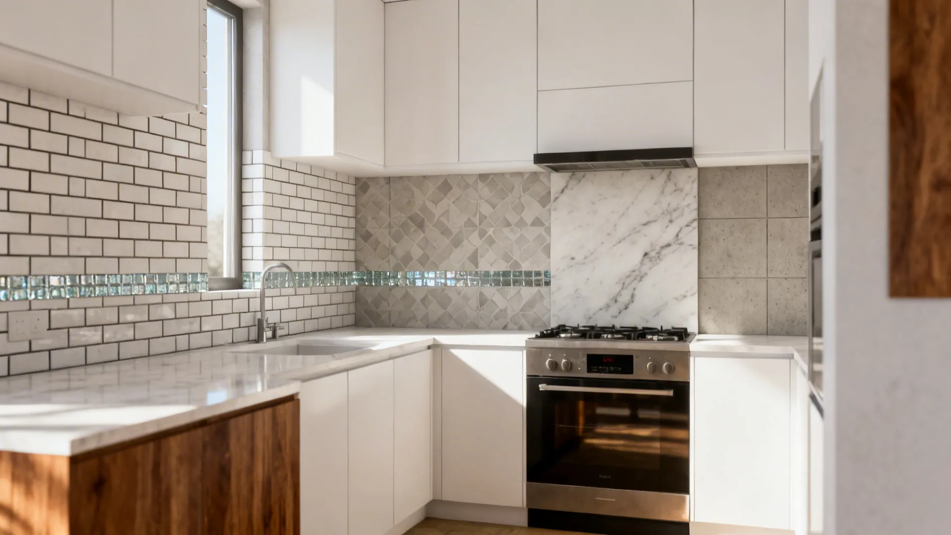 5 Bright Kitchen Backsplash Ideas for White Cabinets