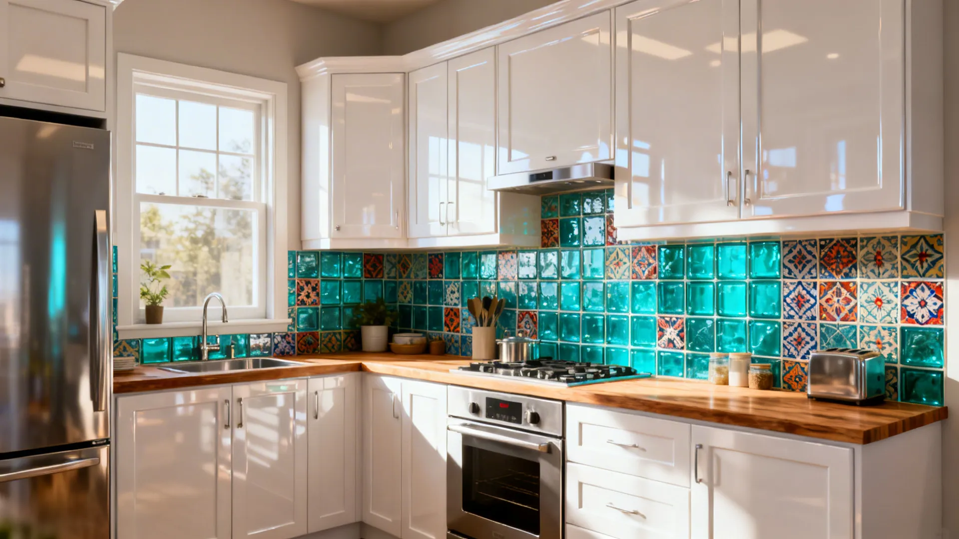 Bright Backsplash Ideas for White Cabinets — 5 Ways
