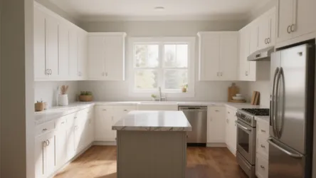 5 Color Ideas for White Kitchen Cabinets