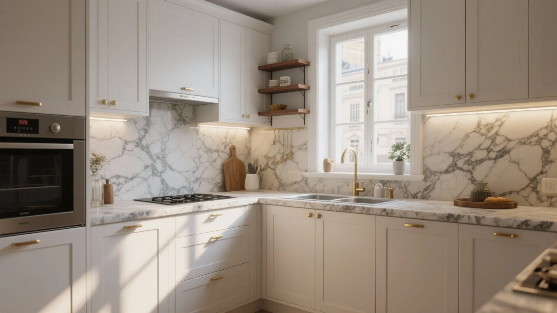 Bright Ideas: 5 Ways to Style White Kitchen Cabinets with Granite: Practical small-space solutions and creative styling for white cabinets paired with granite countertops
