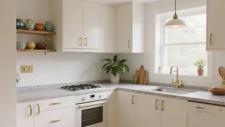 5 Fresh Ideas for White Kitchens with Grey Worktops