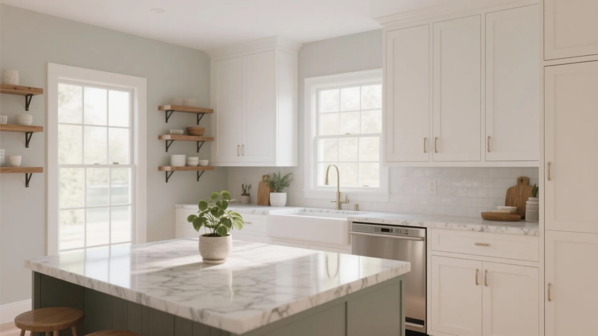 5 Wall Color Ideas for White Kitchen Cabinets: Creative color pairings and practical tips from a senior interior designer