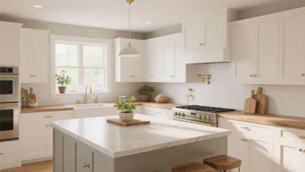 5 Best Wall Colors for White Kitchen Cabinets