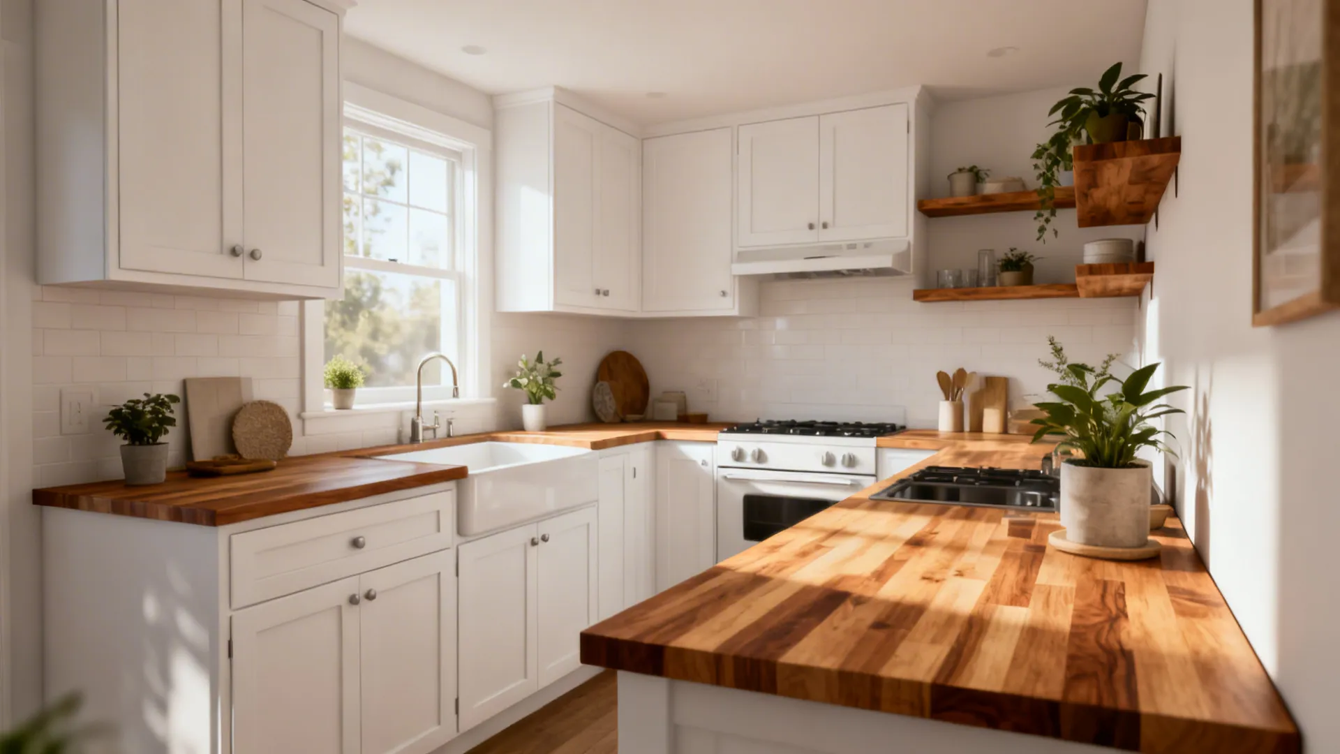Bright Counters: 5 White Kitchen Cabinet Ideas