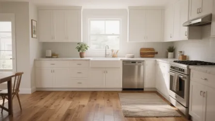 5 Kitchen Floor Ideas for White Cabinets