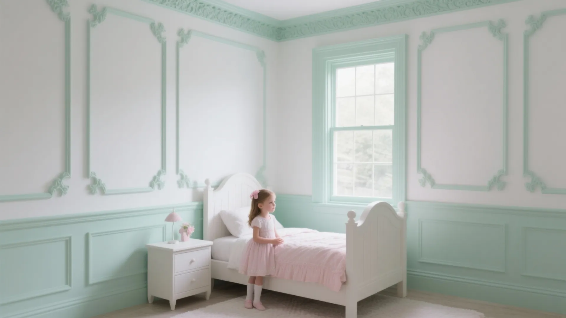 Classic White with Colored Trim