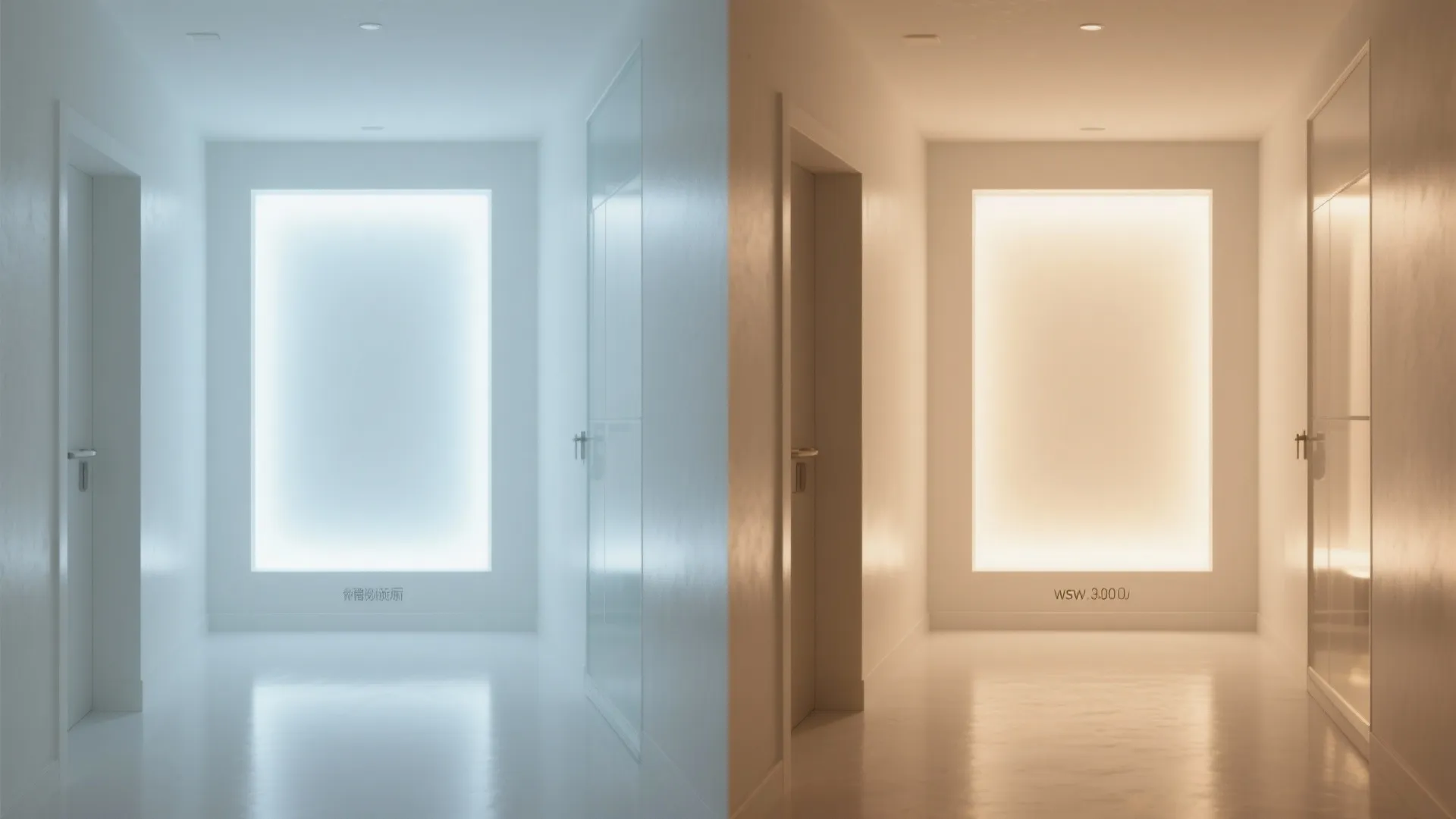 Luminous Whites with Reflective Surfaces