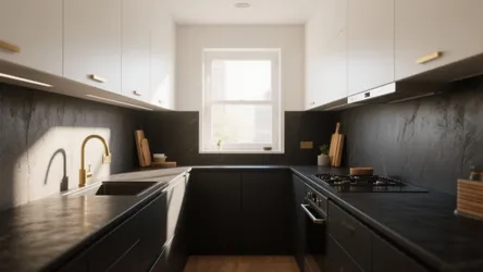 5 Ideas for White Kitchen Cabinets with Dark Countertops