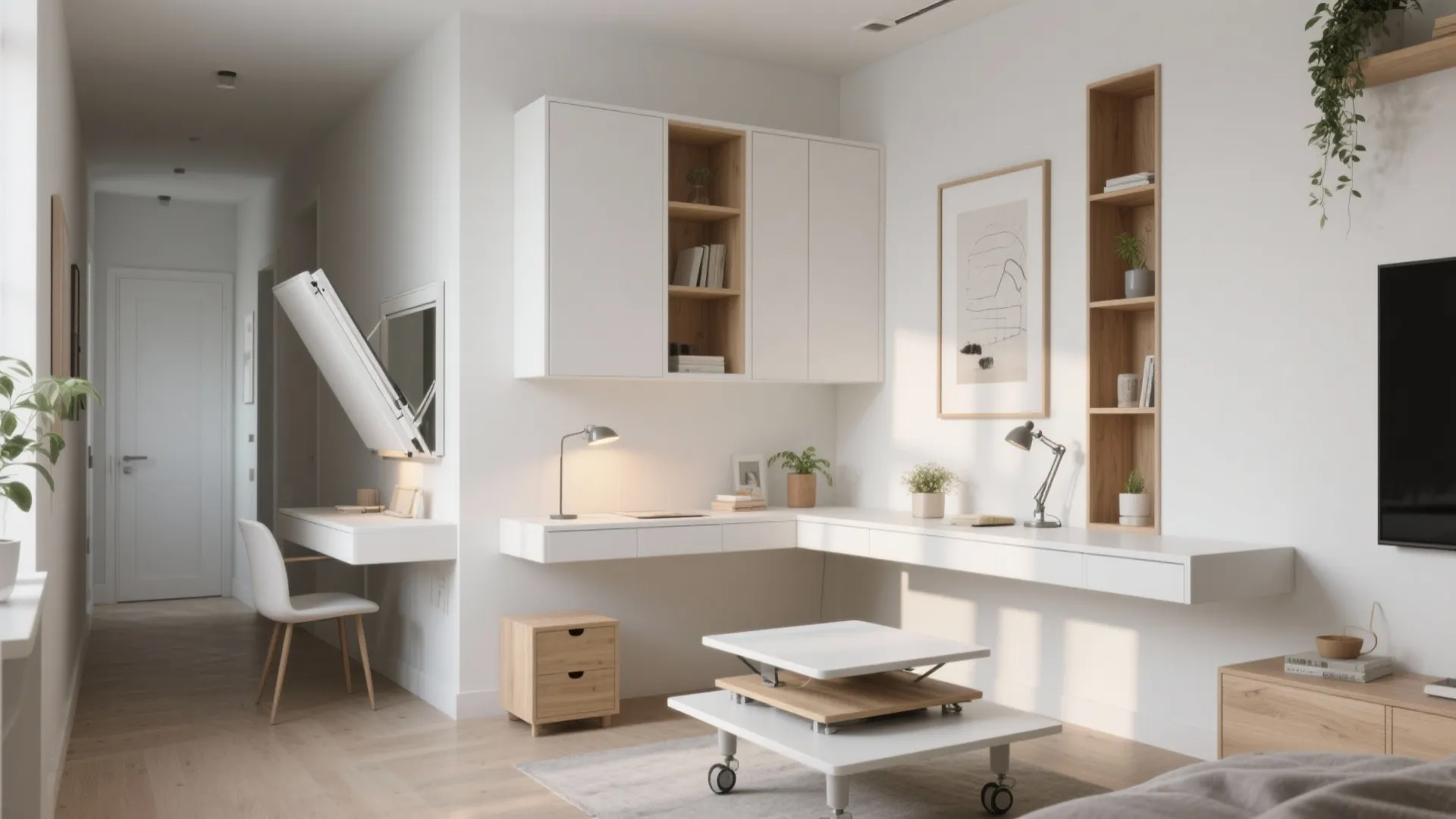 White Desks for Small Spaces — 5 Ideas: Practical, stylish and budget-friendly white desk solutions I actually use in tiny homes