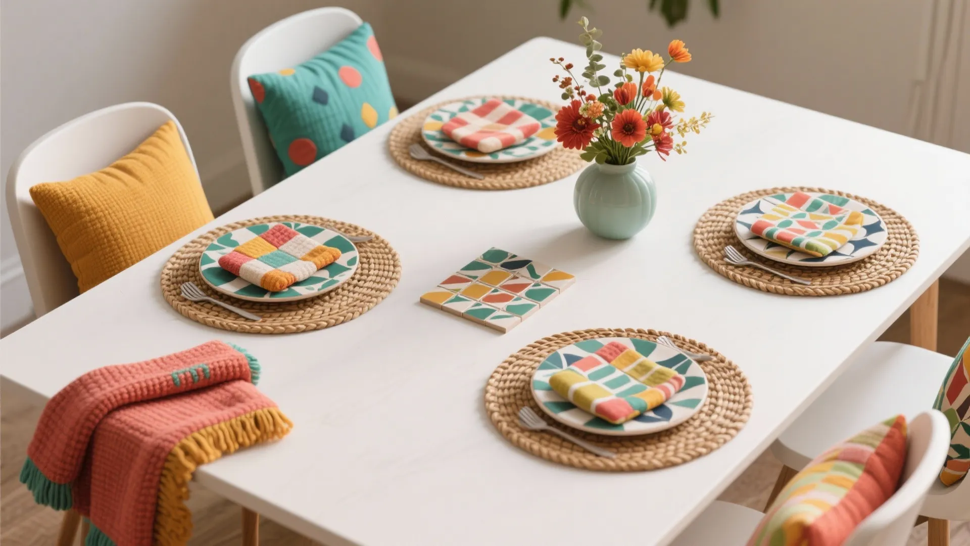 5. Playful accents and seasonal swaps