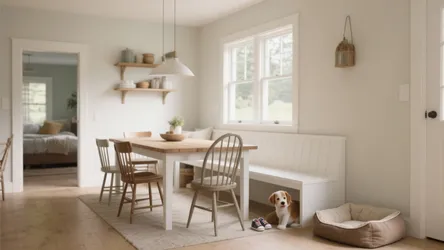 5 Clever Ideas for a White Dining Room Bench