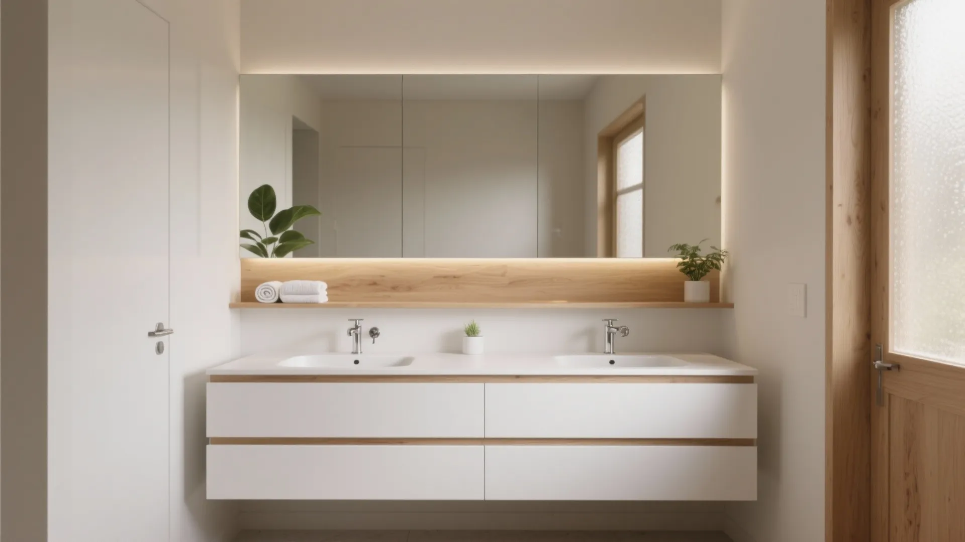 Chic Ideas for White Double Sink Vanities: 5 smart, space-saving inspirations for white double sink bathroom vanities from a pro designer