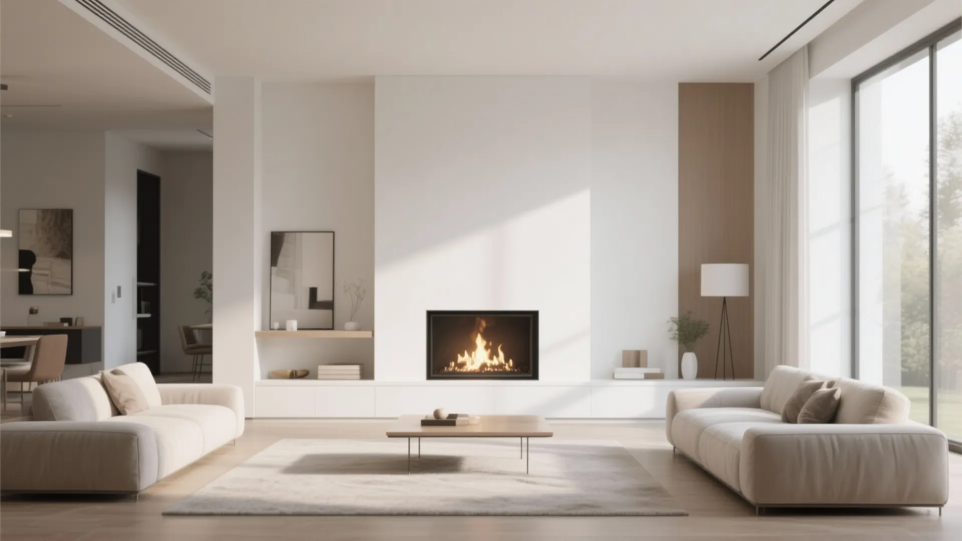 10. White Fireplace Surround