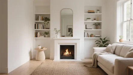 5 White Fireplace Ideas for Small Living Rooms