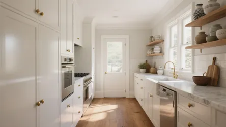 Simple White Kitchen Ideas: 5 Practical Inspirations