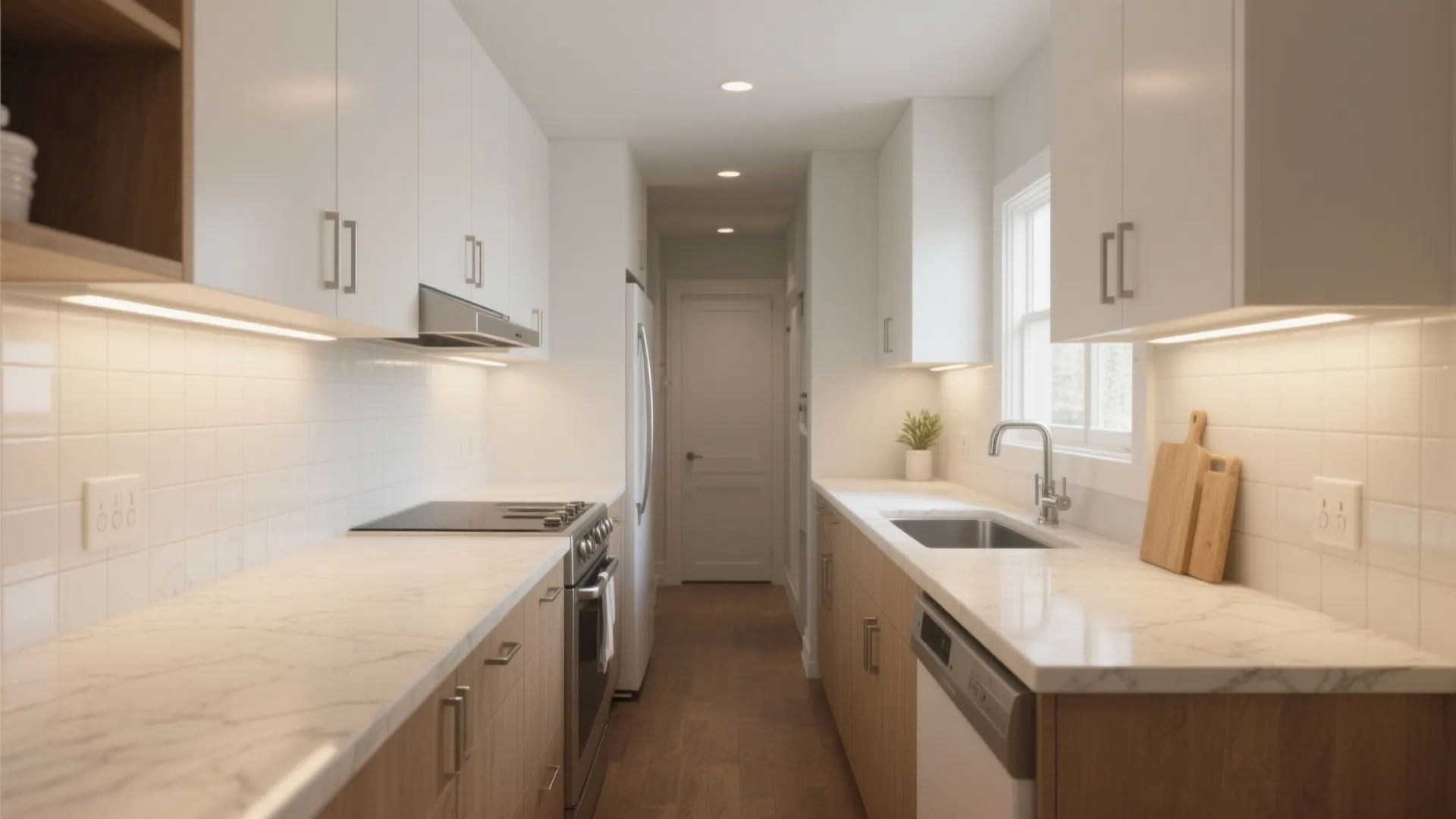 Small Galley Kitchen White Cabinets: Space-Enhancing Design Guide