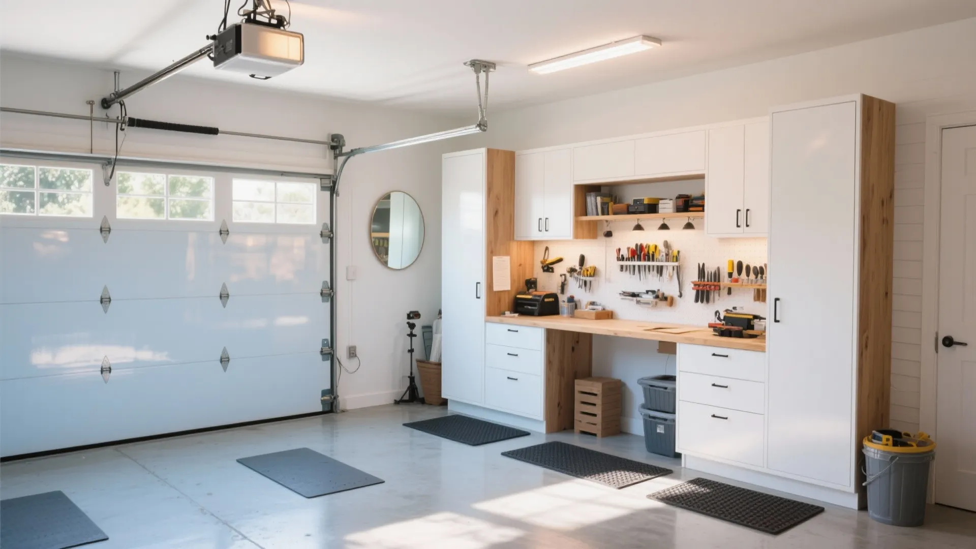 Painting Garage Walls White: 5 Inspiring Ideas: Brighten, enlarge and modernize your garage with white paint — practical tips from a decade of small-space makeovers