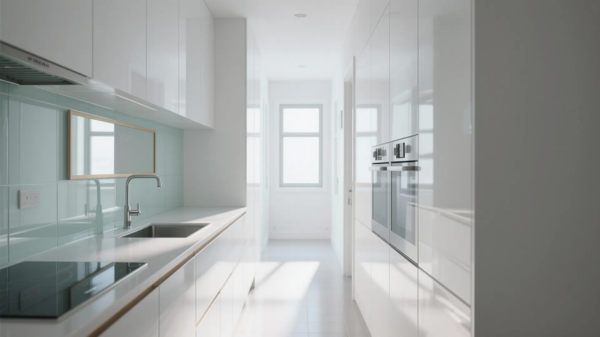 White + Glass & Mirrors