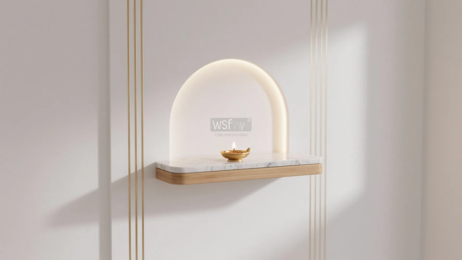 White & Gold Minimalism