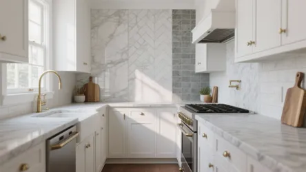 5 Backsplash Ideas for White and Gray Kitchens