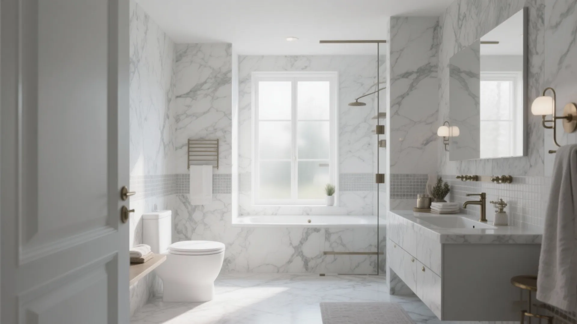 10 Chic White & Gray Bathroom Tile Ideas: From sleek minimalism to cozy elegance—10 white and gray bathroom tile inspirations you can steal today