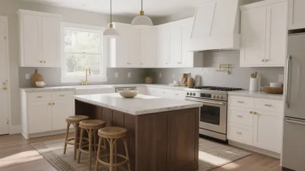 5 Creative Ideas for White Kitchens with Gray Countertops
