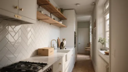 5 White Herringbone Backsplash Kitchen Ideas