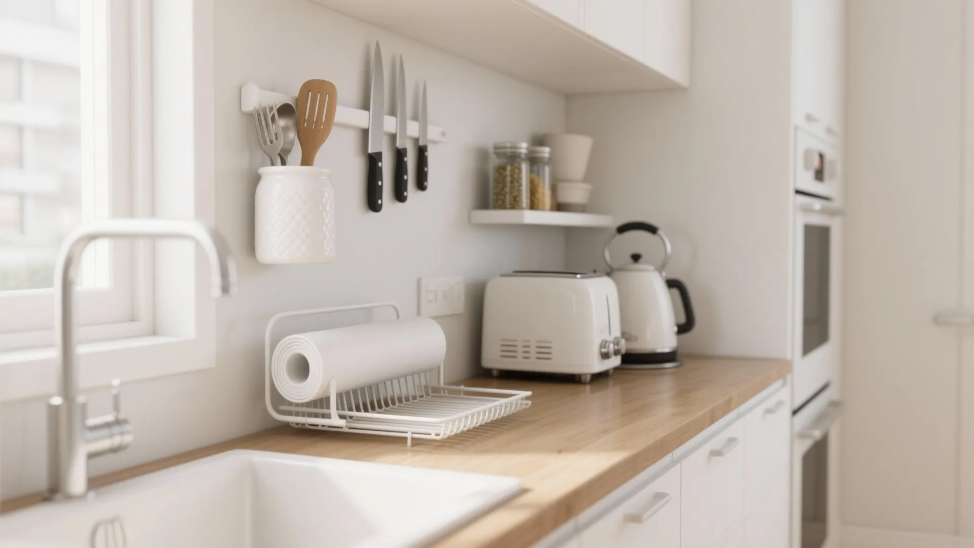 5 White Kitchen Tools Ideas for Small Kitchens: Practical and stylish white kitchen tool ideas to maximize light and space in compact kitchens