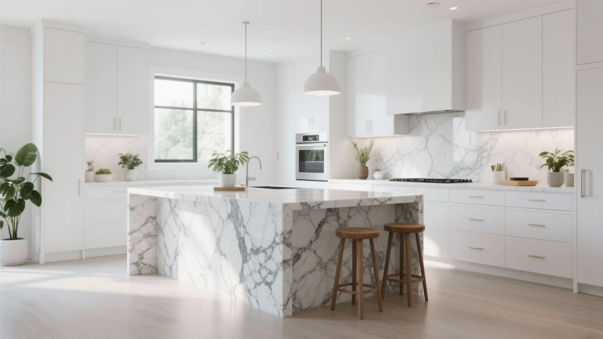 Granite Countertops for White Kitchens — 5 Inspo Ideas: Creative granite choices and layout tips to make your white kitchen sing