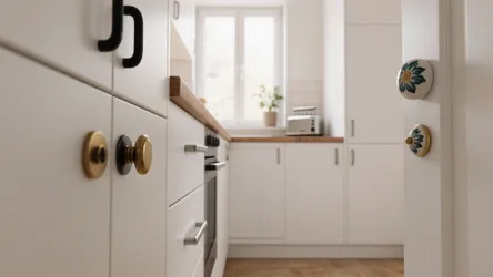 5 Hardware Ideas for White Kitchen Cabinets
