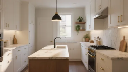 5 Bright Ideas for White Cabinets & Countertops
