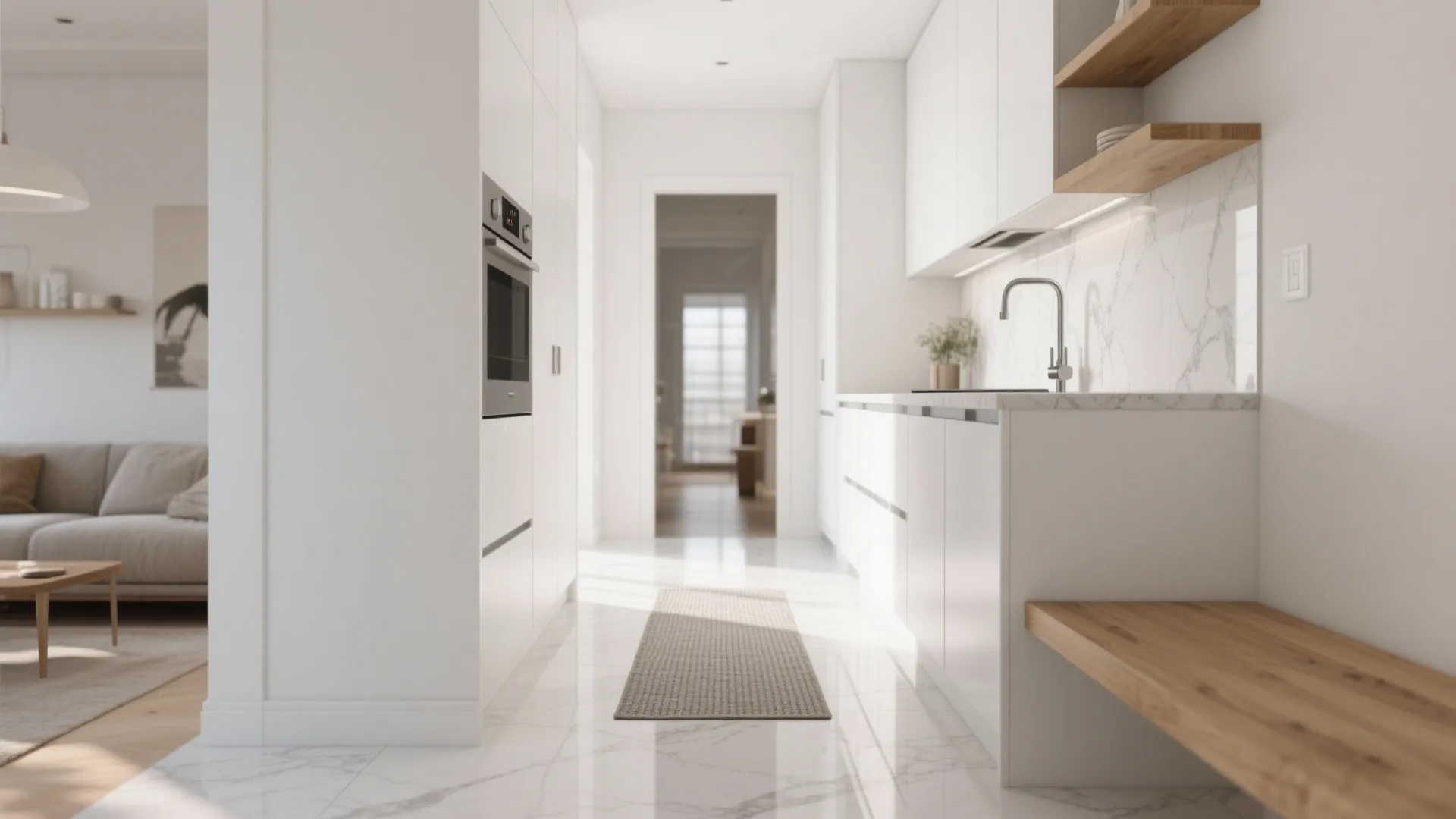 Bright Ideas: 5 White Kitchen Floor Inspirations: How I use white kitchen floors to expand small spaces — 5 practical inspirations from a pro