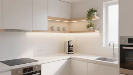 5 Floating Shelf Ideas for White Kitchens