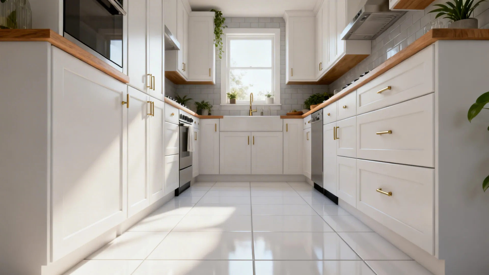 5 Kitchen White Floor Tiles Design Ideas That Work